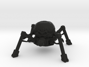 Cyberspider Minion demon classic miniature model in Black Smooth Versatile Plastic
