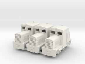 1/144 Billard T75 French narrow gauche train in White Natural Versatile Plastic