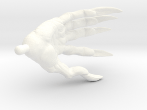 Nosferatu hand (relaxed) Origins (Right) in White Smooth Versatile Plastic