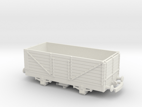 HO/OO Lionel Style 7-Plank Wagon Bachmann in White Natural Versatile Plastic