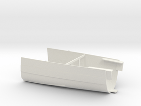 1/350 RN Genova Midships Front in White Natural Versatile Plastic