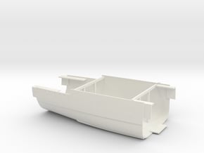 1/350 RN Genova Midships Rear in White Natural Versatile Plastic