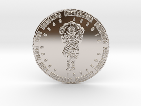 Coin of 9 Virtues Lord Vishnu in Platinum