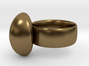 The Ultimate Rock Ring in Natural Bronze