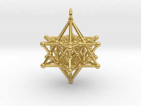 Merkiva Pendant in Polished Brass
