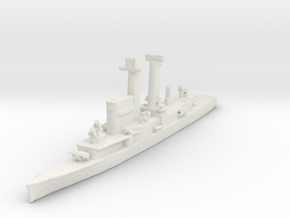 USS Albany CG-10 in White Natural Versatile Plastic: 1:2400