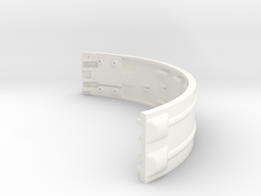 PSB M4U 1 and 2 Headband in White Smooth Versatile Plastic