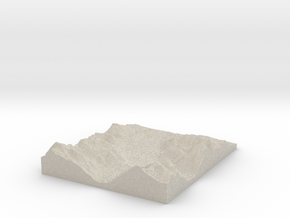 Model of Schorn in Natural Sandstone
