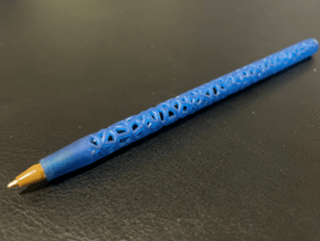 Voronoi Bic Pen in Blue Processed Versatile Plastic