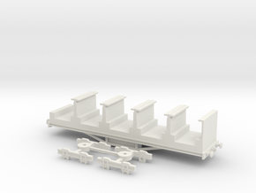 00 RWS Branch coach Passenger Chassis 2.5 Chain in White Natural Versatile Plastic