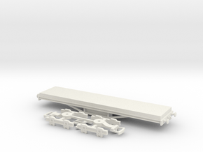 HO/OO RWS Branchline Coach Chassis V1 Bachmann in White Natural Versatile Plastic