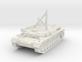 Bergepanzer IV G 1/72 in White Natural Versatile Plastic