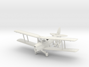 1/144 de Havilland DH82 Tiger Moth in White Natural Versatile Plastic