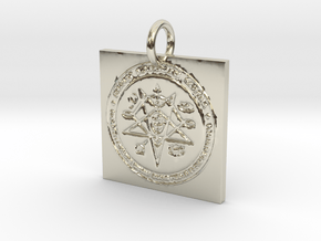 Creator Pendant in 14k White Gold: Extra Small