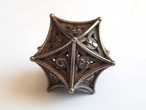 D20 Balanced - Celtic Knot in Polished Bronze Steel