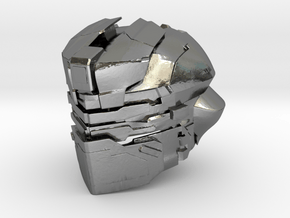 Deceased Universe Lego Helmet in Polished Silver