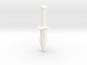 Dagger (Armoury Pencils) in White Smooth Versatile Plastic
