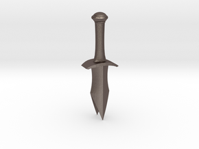 Dagger (Armoury Pencils) in Polished Bronzed-Silver Steel