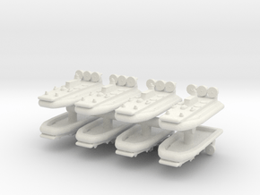 Project 1232.2 Zubr LCAC in White Natural Versatile Plastic: 1:3000