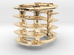 KR Rey Scavenger - Master Chassis Part4 in 14k Gold Plated Brass