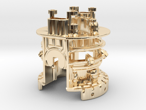 KR Rey Scavenger - Master Chassis Part2 in 14k Gold Plated Brass