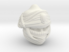 Fantasy Persian Warrior Head for Motu Origins in White Natural Versatile Plastic