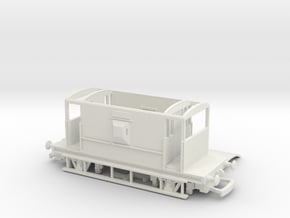 HO/OO Thomas BR 20-ton Brake-Van v1 Bachmann  in White Natural Versatile Plastic