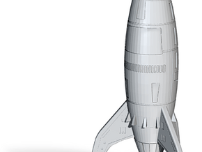 RocketShip-01-1-2 in Tan Fine Detail Plastic