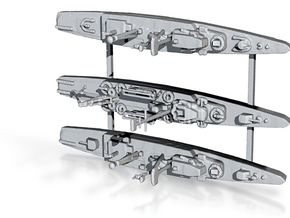 1/1800 Scale DER x 2 APD x 1 in Tan Fine Detail Plastic