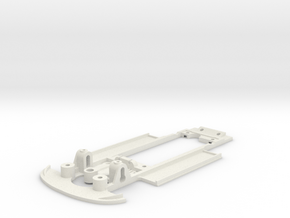 Chassis for Scalextric TVR Speed 12 in White Natural Versatile Plastic