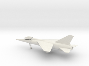 Dassault Mirage F1 in White Natural Versatile Plastic: 1:144