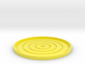 Drop Coaster in Glossy Full Color Sandstone