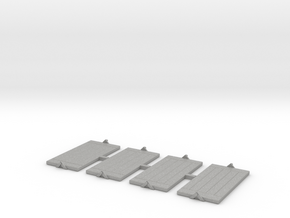Outrigger pads 1 x 1,96m (4x) in Aluminum