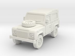 Defender 90 1/76 in White Natural Versatile Plastic