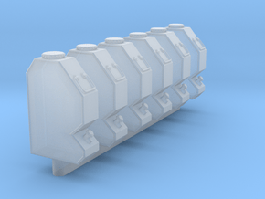 1/72 British tank water cans WW2 type B in Smoothest Fine Detail Plastic