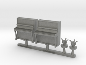 Piano 01. 1:87 Scale (HO) in Gray PA12