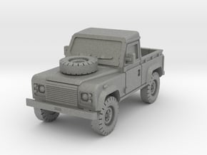 Defender 90 (open) 1/72 in Gray PA12