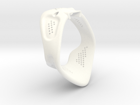 X3S Ring 52,5mm in White Smooth Versatile Plastic