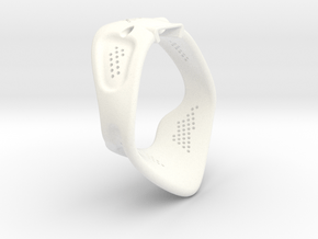 X3S Ring 55mm  in White Smooth Versatile Plastic