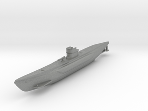 Type VII U-boat in Gray PA12: 1:350