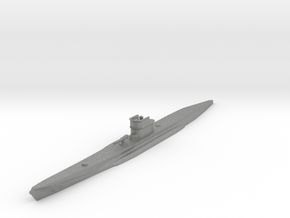 Type VII U-boat waterline in Gray PA12: 6mm