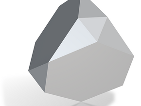 01. Rectified Truncated Tetrahedron - 1in in Tan Fine Detail Plastic