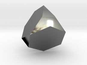 01. Rectified Truncated Tetrahedron - 10mm in Polished Silver