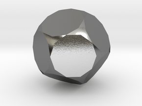 08. Rectified Truncated Dodecahedron - 10mm in Polished Silver