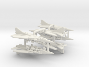 MiG-23M Flogger (Loaded, Wings In) in White Natural Versatile Plastic: 1:700