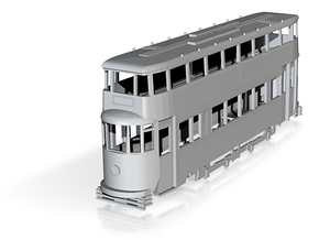 o-100fs-feltham-tram in Tan Fine Detail Plastic