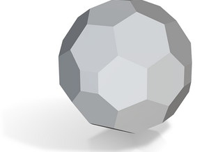 07. Truncated Tetrakis Hexahedron Pattern 1 - 10mm in Tan Fine Detail Plastic