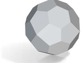 08. Truncated Tetrakis Hexahedron Pattern 2 - 1in in Tan Fine Detail Plastic