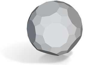 09. Truncated Triakis Icosahedron - 1in in Tan Fine Detail Plastic