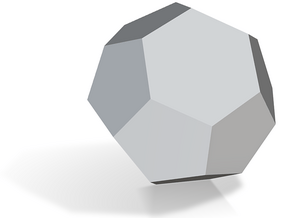 11. Truncated Triakis Tetrahedron - 1in in Tan Fine Detail Plastic